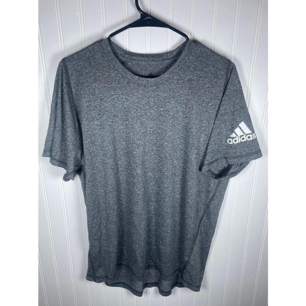 Men's Adidas Gray Athletic T-Shirt Size L